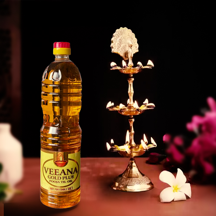 Veeana Gold Plus Pooja Til Oil (900ml)